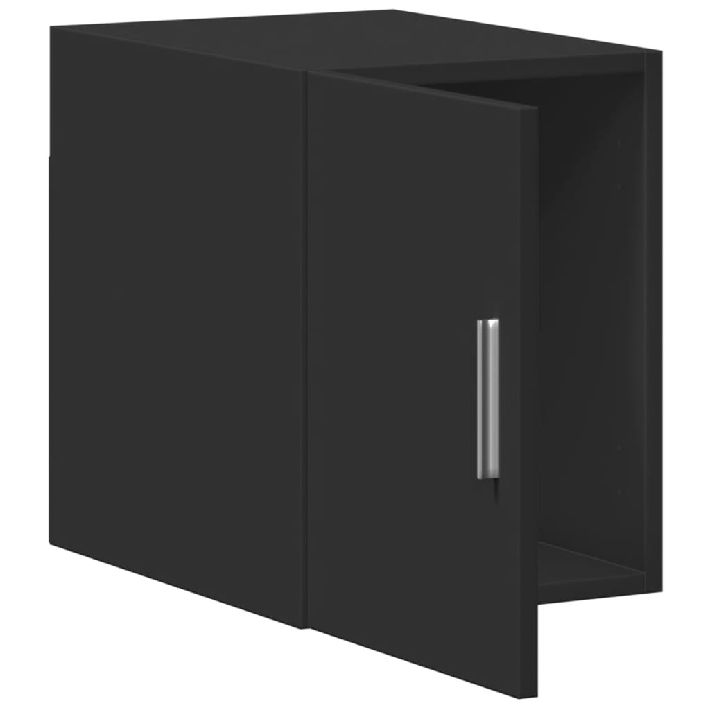 Mobile a Parete Nero 30x42,5x40 cm in Legno Multistrato - homemem39
