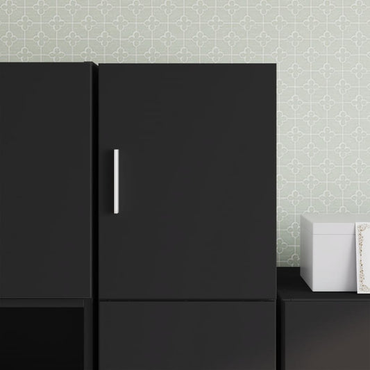 Mobile a Parete Nero 30x42,5x40 cm in Legno Multistrato - homemem39