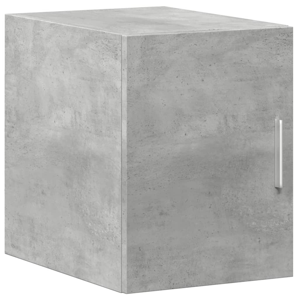 Mobile a Parete Grigio Cemento 30x42,5x40 cm Legno Multistrato - homemem39