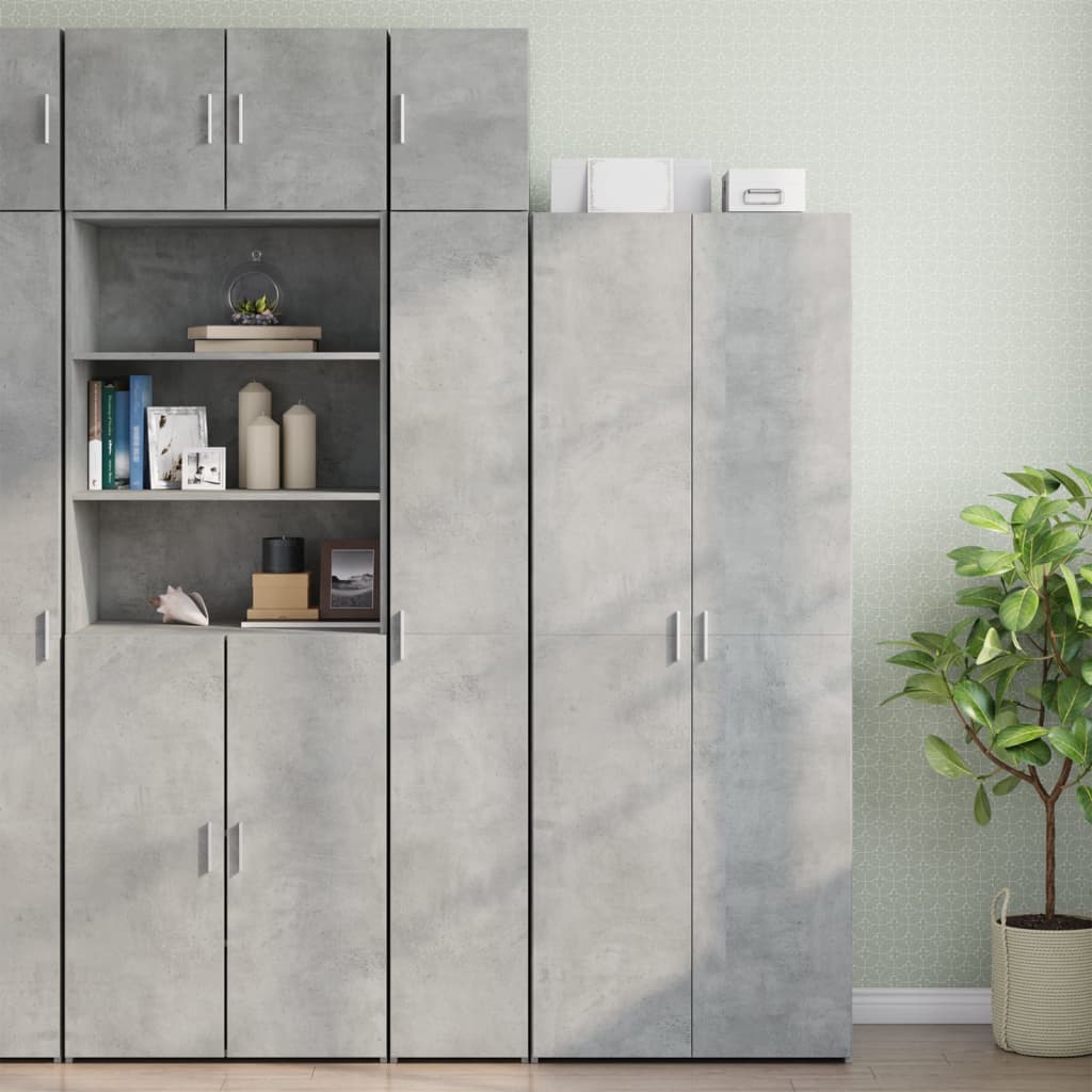 Mobile a Parete Grigio Cemento 30x42,5x40 cm Legno Multistrato | homemem39