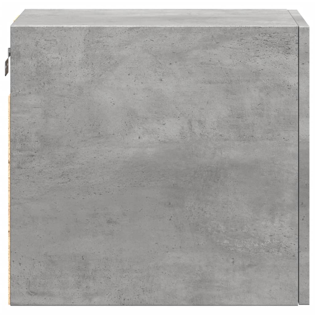 Mobile a Parete Grigio Cemento 30x42,5x40 cm Legno Multistrato | homemem39