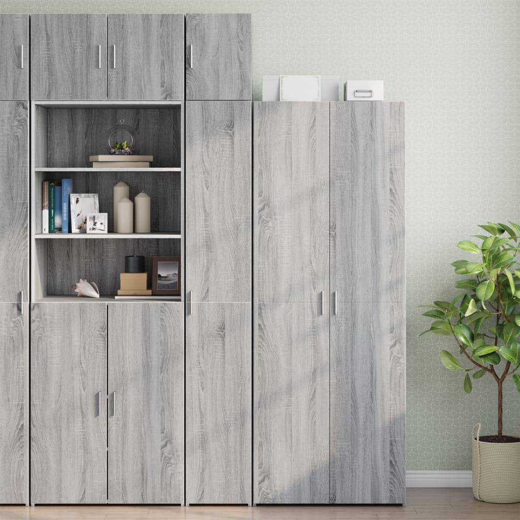 Mobile a Parete Grigio Sonoma 30x42,5x40cm in Legno Multistrato - homemem39