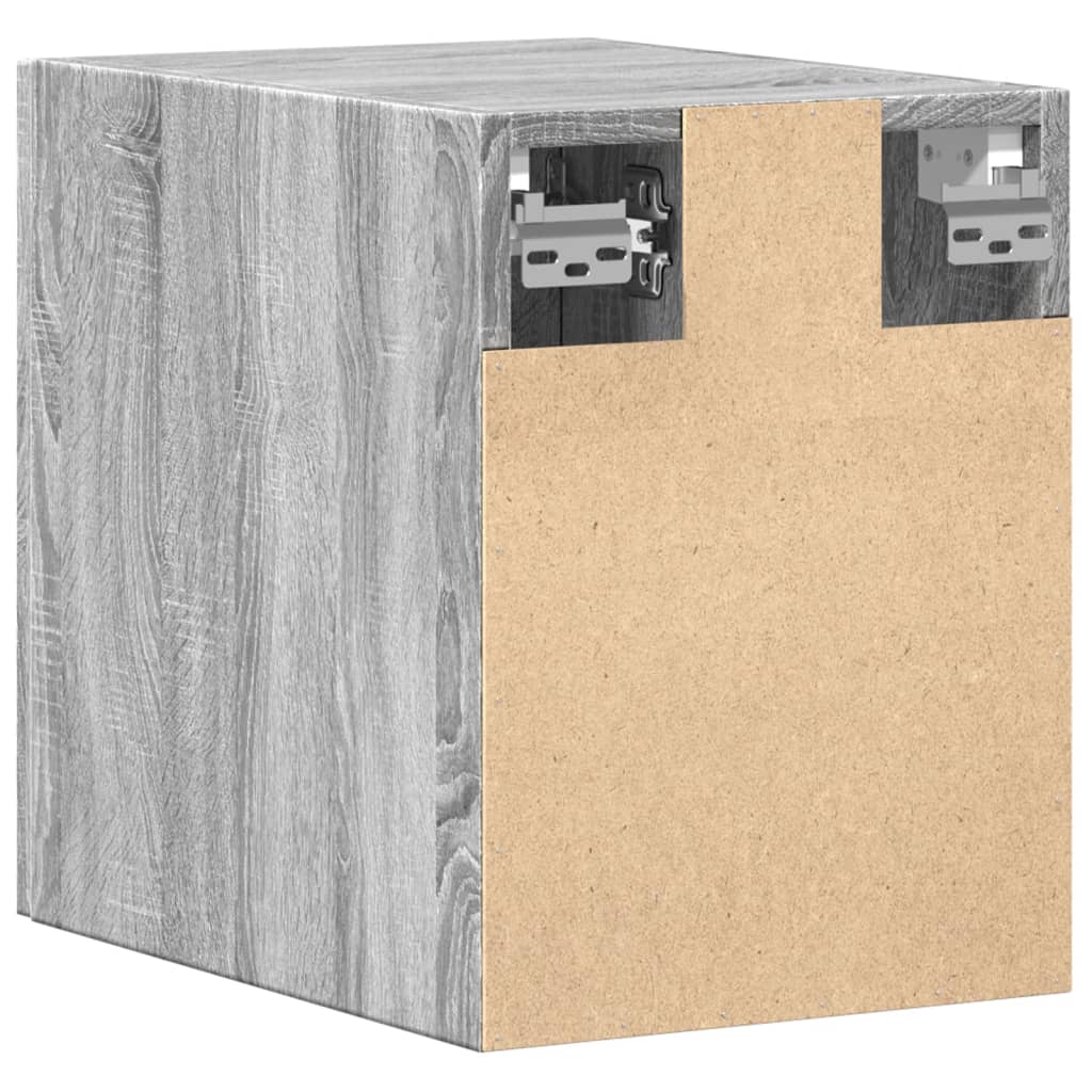 Mobile a Parete Grigio Sonoma 30x42,5x40cm in Legno Multistrato - homemem39