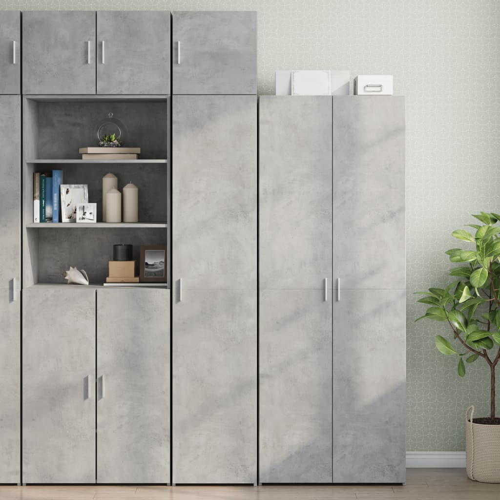 Mobile a Parete Grigio Cemento 40x42,5x40 cm Legno Multistrato - homemem39