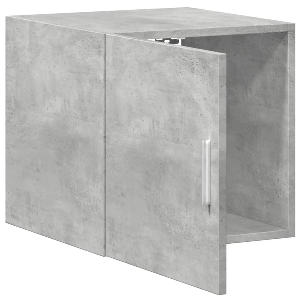 Mobile a Parete Grigio Cemento 40x42,5x40 cm Legno Multistrato - homemem39