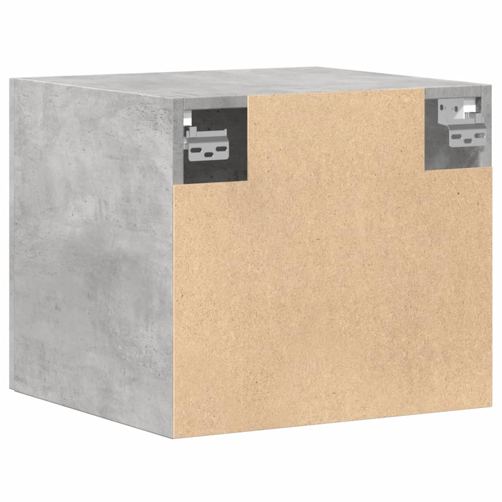 Mobile a Parete Grigio Cemento 45x42,5x40 cm Legno Multistrato - homemem39