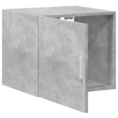 Mobile a Parete Grigio Cemento 45x42,5x40 cm Legno Multistrato - homemem39