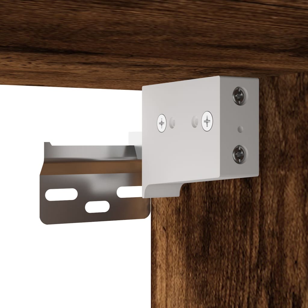 Mobile a Parete Rovere Fumo 45x42,5x40 cm in Legno Multistrato - homemem39