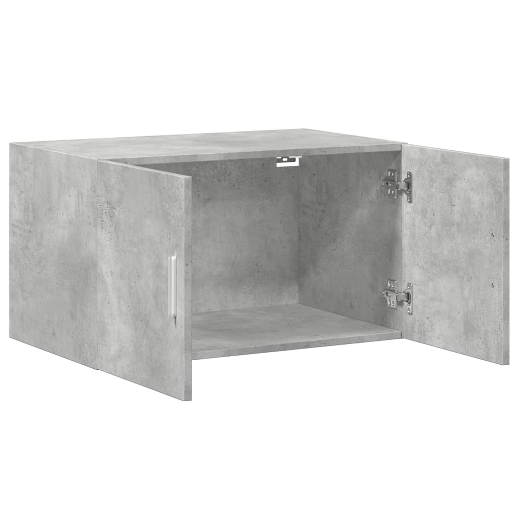 Mobile a Parete Grigio Cemento 70x42,5x40 cm Legno Multistrato - homemem39