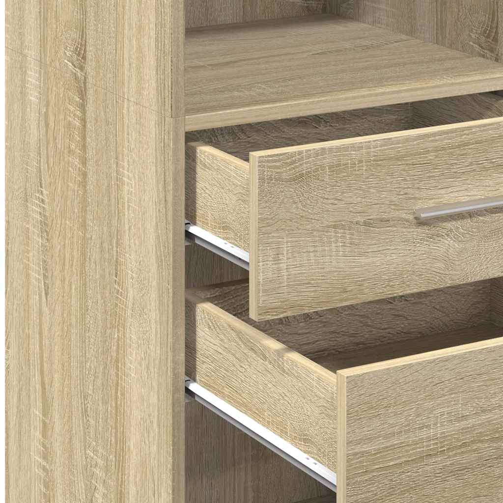 Credenza Rovere Sonoma 30x42,5x124 cm in Legno Multistrato - homemem39