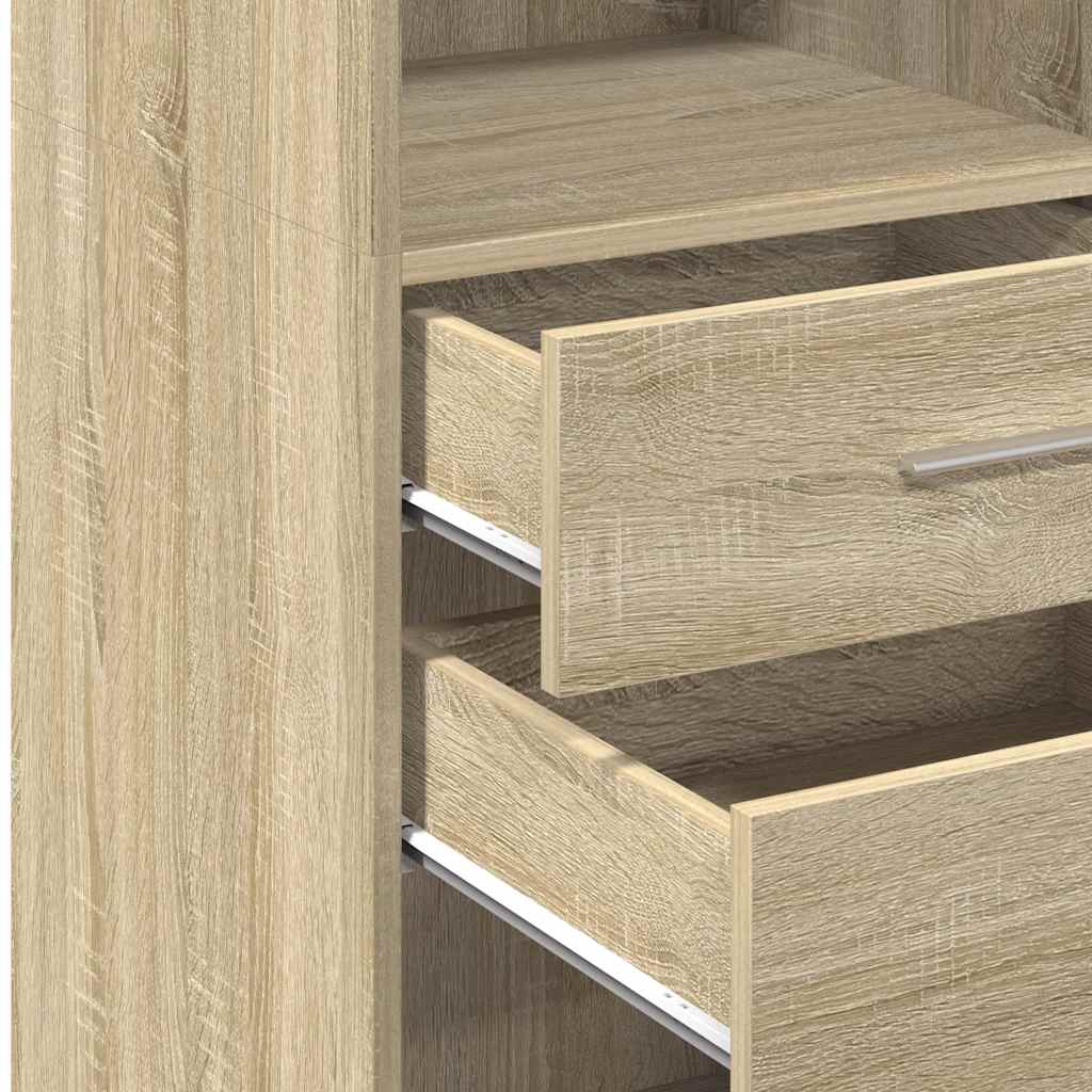 Credenza Rovere Sonoma 40x42,5x124 cm in Legno Multistrato - homemem39