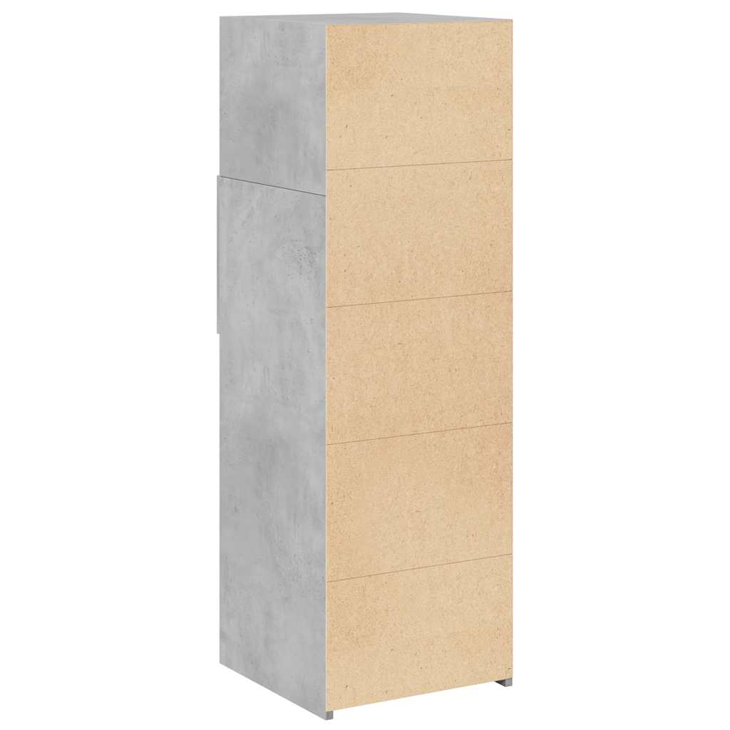 Credenza Grigio Cemento 40x42,5x124 cm in Legno Multistrato - homemem39