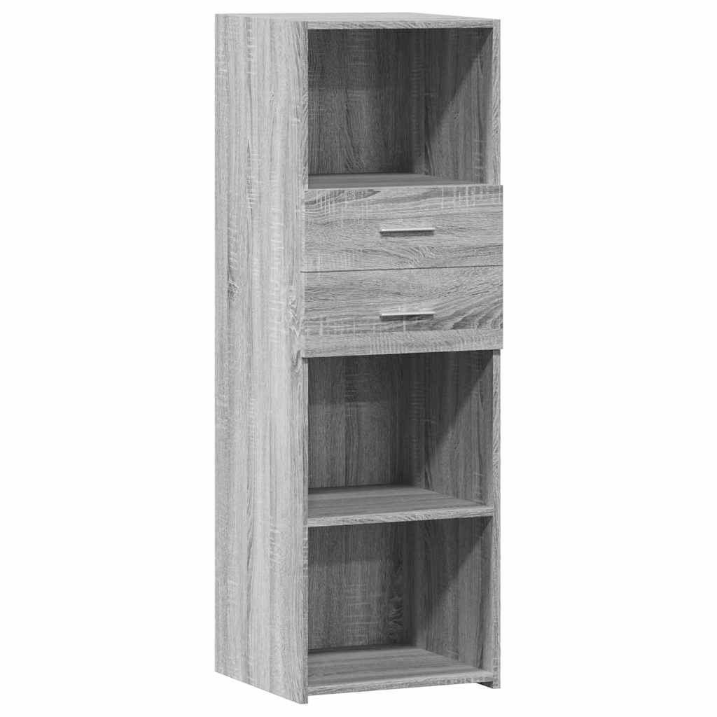 Credenza Grigio Sonoma 40x42,5x124 cm in Legno Multistrato - homemem39