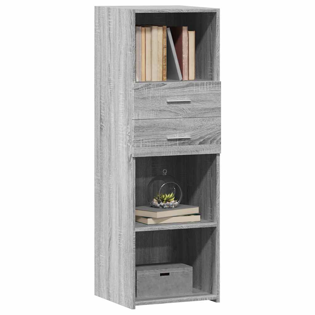 Credenza Grigio Sonoma 40x42,5x124 cm in Legno Multistrato - homemem39