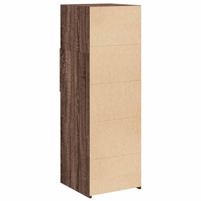 Credenza Rovere Marrone 40x42,5x124 cm in Legno Multistrato - homemem39