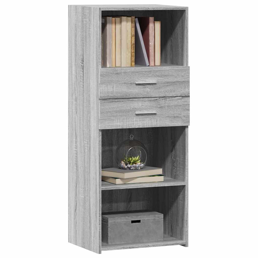 Credenza Grigio Sonoma 50x42,5x124 cm in Legno Multistrato - homemem39