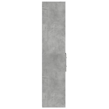 Credenza Grigio Cemento 30x42,5x185 cm in Legno Multistrato - homemem39