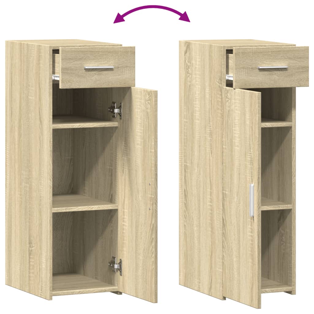 Credenza Rovere Sonoma 30x42,5x93 cm in Legno Multistrato - homemem39