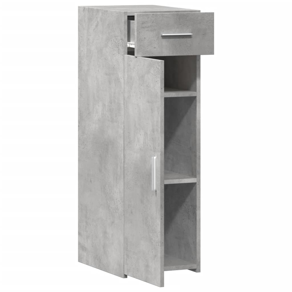 Credenza Grigio Cemento 30x42,5x93 cm in Legno Multistrato - homemem39