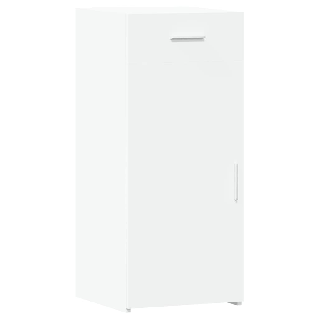 Credenza Bianca 40x42,5x93 cm in Legno Multistrato - homemem39