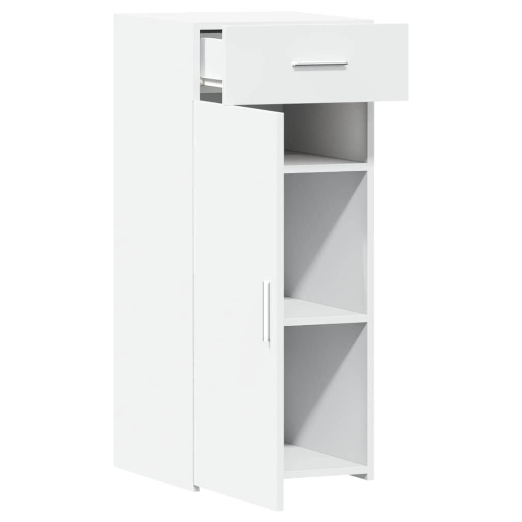 Credenza Bianca 40x42,5x93 cm in Legno Multistrato - homemem39