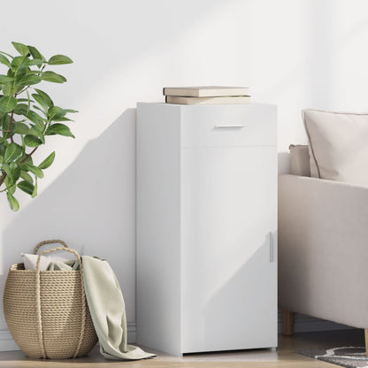 Credenza Bianca 40x42,5x93 cm in Legno Multistrato - homemem39