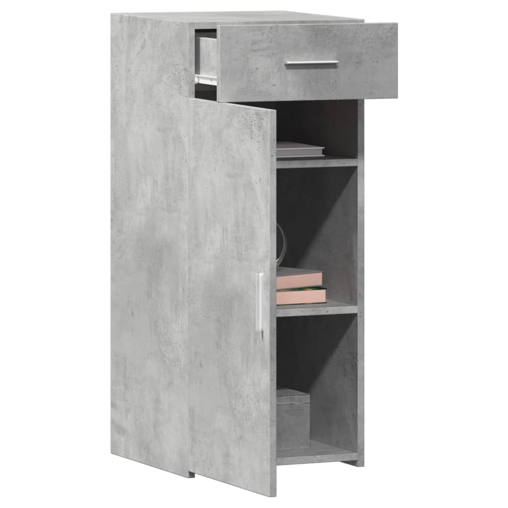 Credenza Grigio Cemento 40x42,5x93 cm in Legno Multistrato - homemem39