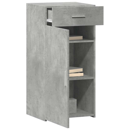 Credenza Grigio Cemento 45x42,5x93 cm in Legno Multistrato - homemem39
