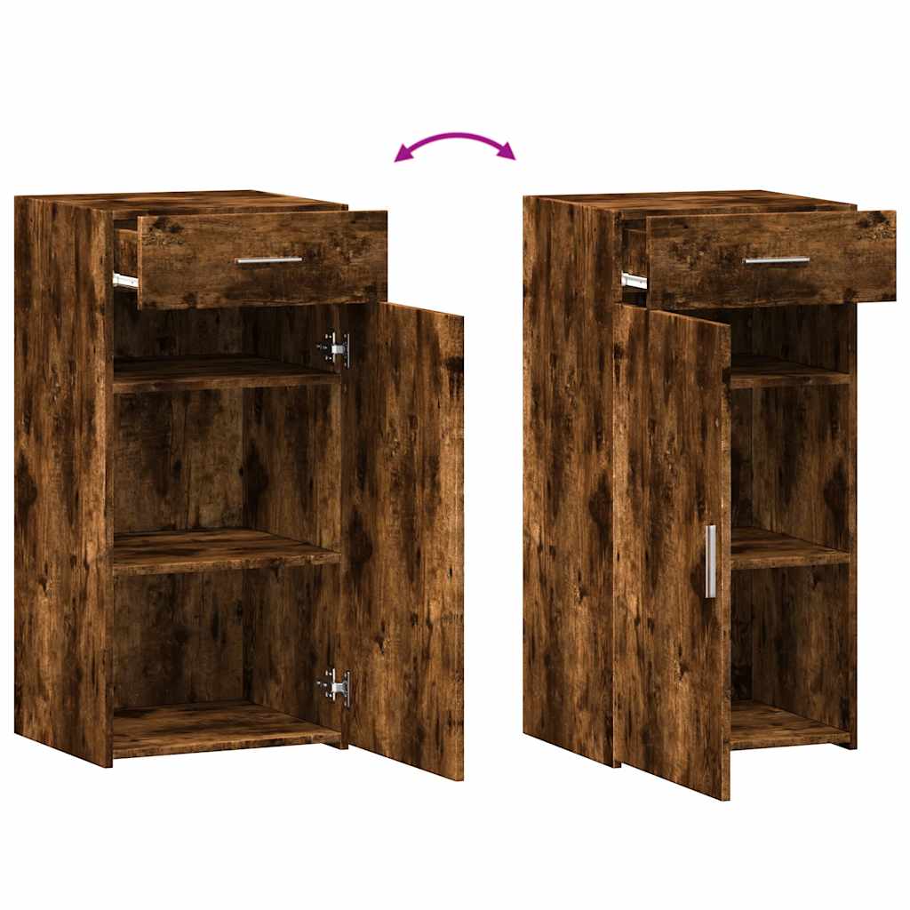 Credenza Rovere Fumo 45x42,5x93 cm in Legno Multistrato - homemem39