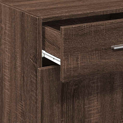 Credenza Rovere Marrone 45x42,5x93 cm in Legno Multistrato - homemem39