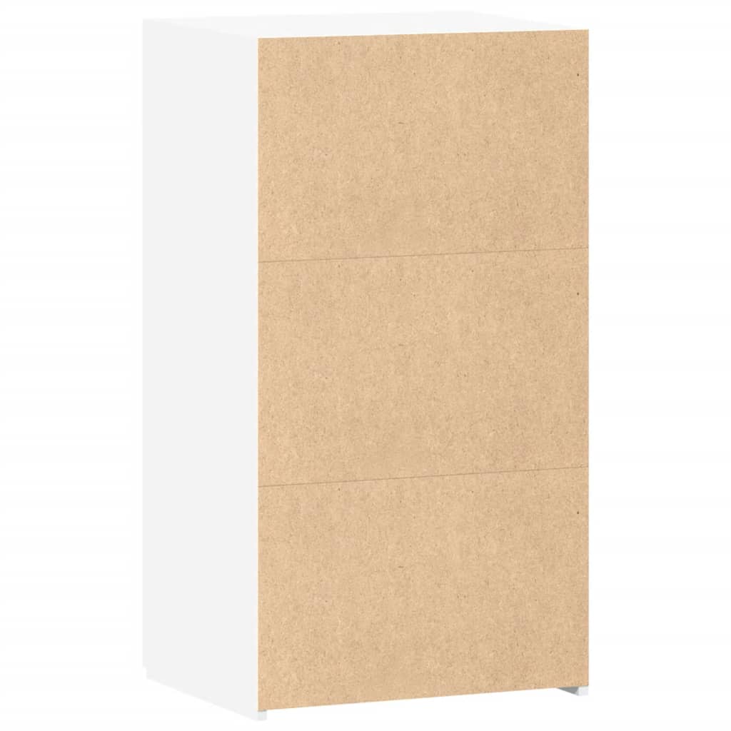 Credenza Bianca 50x42,5x93 cm in Legno Multistrato - homemem39