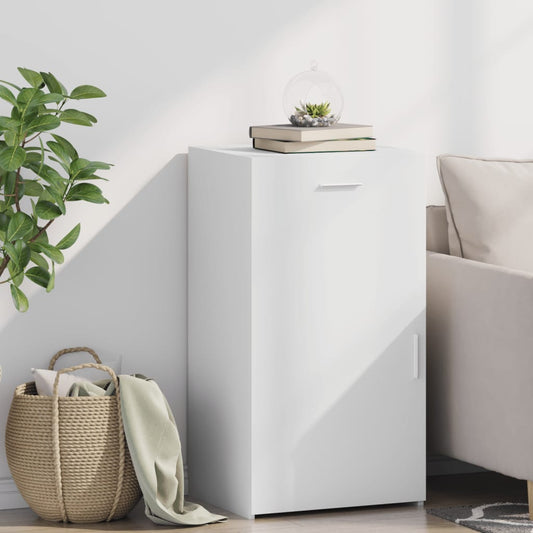 Credenza Bianca 50x42,5x93 cm in Legno Multistrato - homemem39