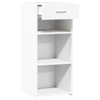 Credenza Bianca 40x42,5x93 cm in Legno Multistrato - homemem39