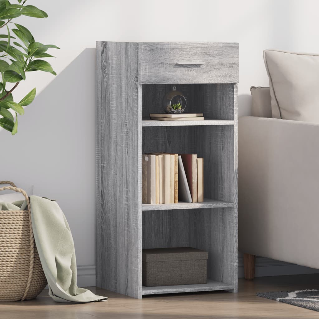 Credenza Grigio Sonoma 40x42,5x93 cm in Legno Multistrato - homemem39