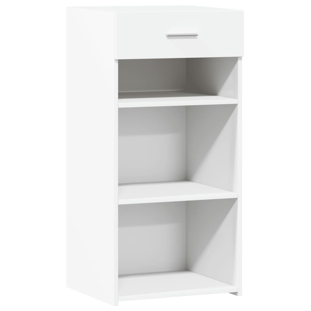 Credenza Bianca 45x42,5x93 cm in Legno Multistrato - homemem39