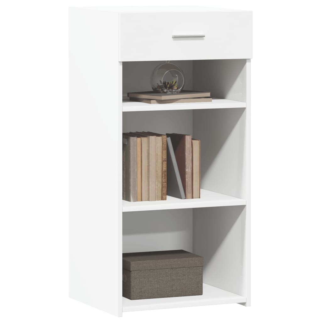 Credenza Bianca 45x42,5x93 cm in Legno Multistrato - homemem39