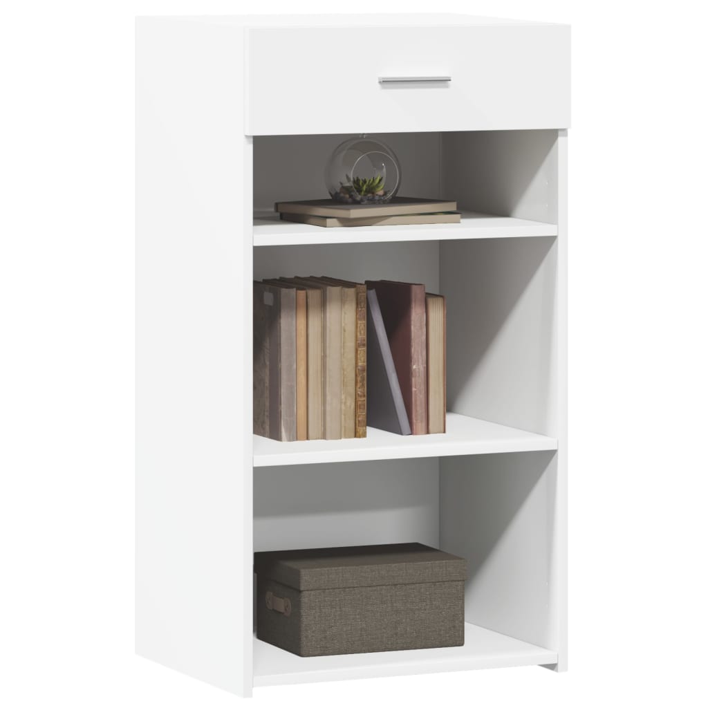 Credenza Bianca 50x42,5x93 cm in Legno Multistrato - homemem39