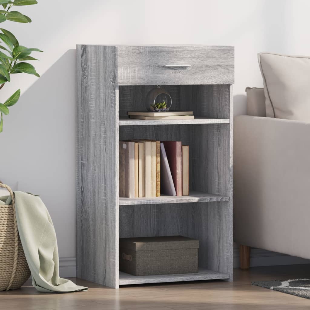 Credenza Grigio Sonoma 50x42,5x93 cm in Legno Multistrato - homemem39