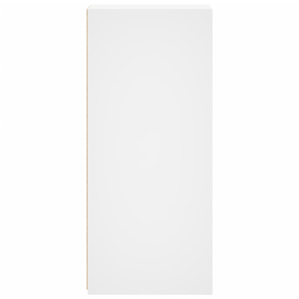 Credenza Bianca 30x41x93 cm in Legno Multistrato - homemem39