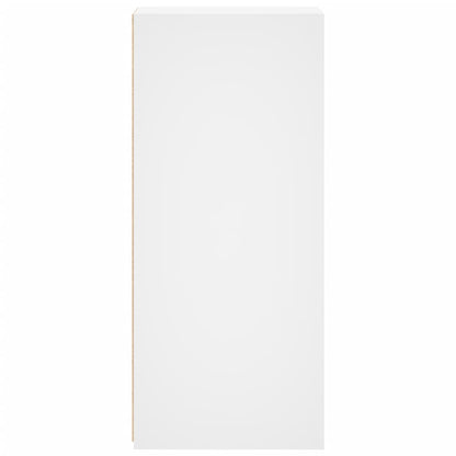 Credenza Bianca 30x41x93 cm in Legno Multistrato - homemem39