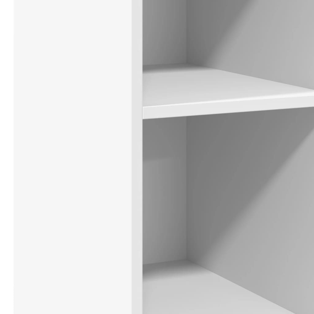 Credenza Bianca 30x41x93 cm in Legno Multistrato - homemem39