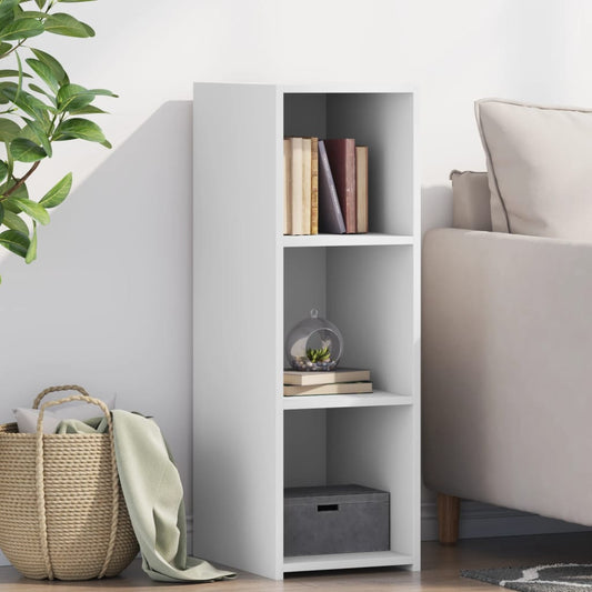 Credenza Bianca 30x41x93 cm in Legno Multistrato - homemem39