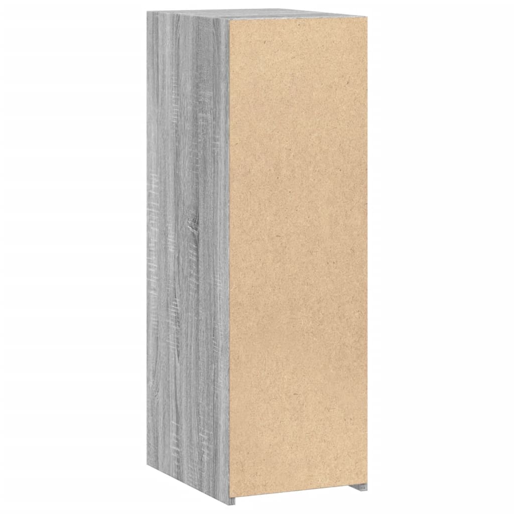 Credenza Grigio Sonoma 30x41x93 cm in Legno Multistrato - homemem39