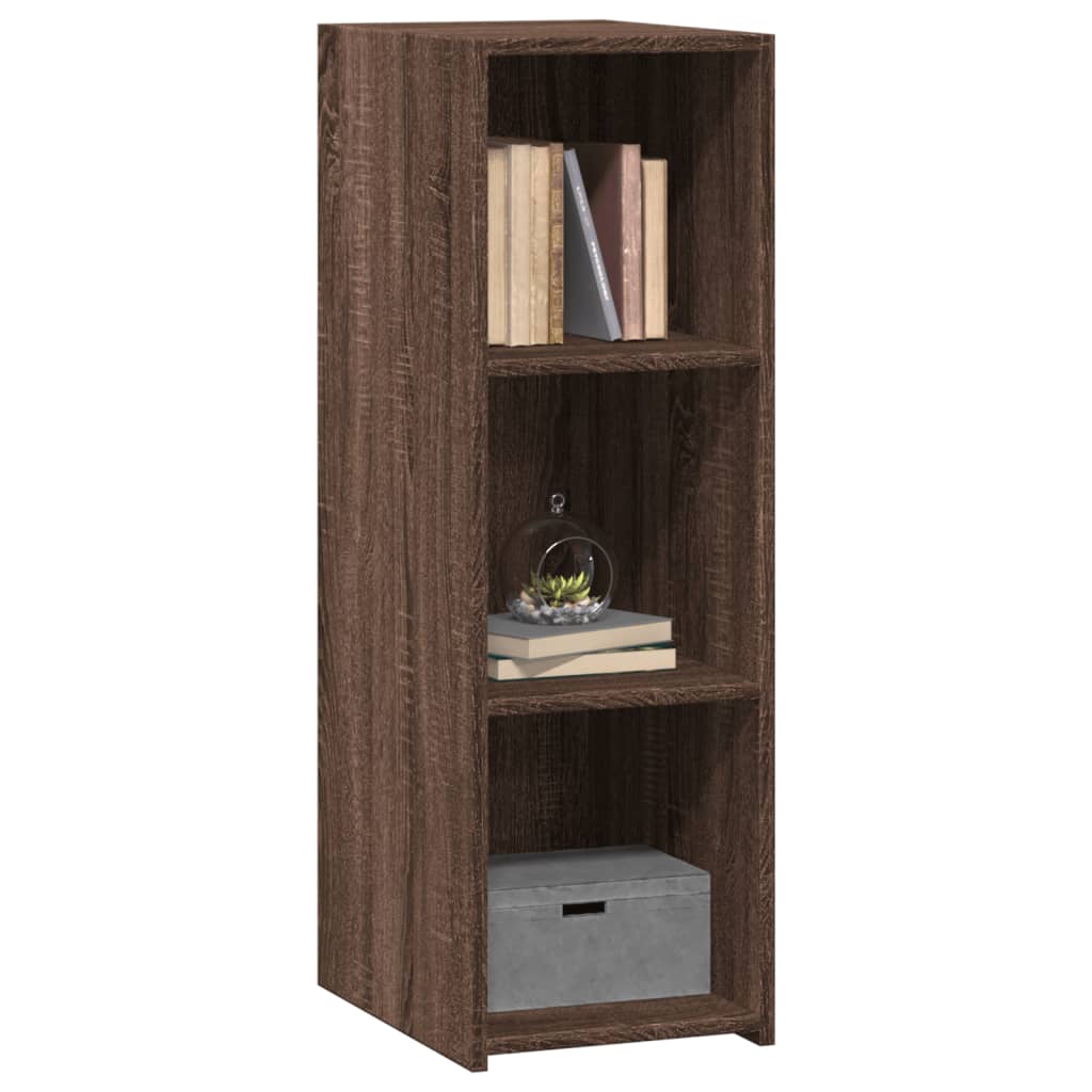 Credenza Rovere Marrone 30x41x93 cm in Legno Multistrato - homemem39