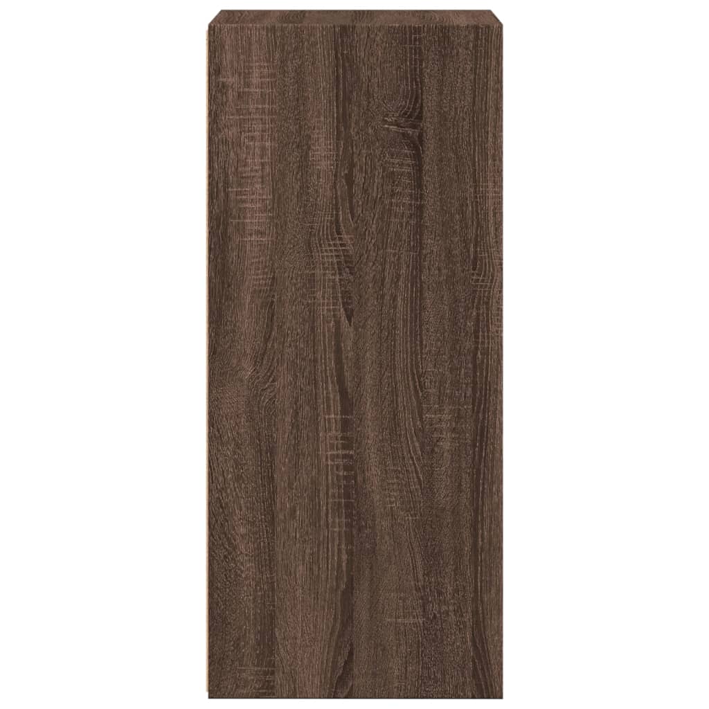 Credenza Rovere Marrone 40x41x93 cm in Legno Multistrato - homemem39