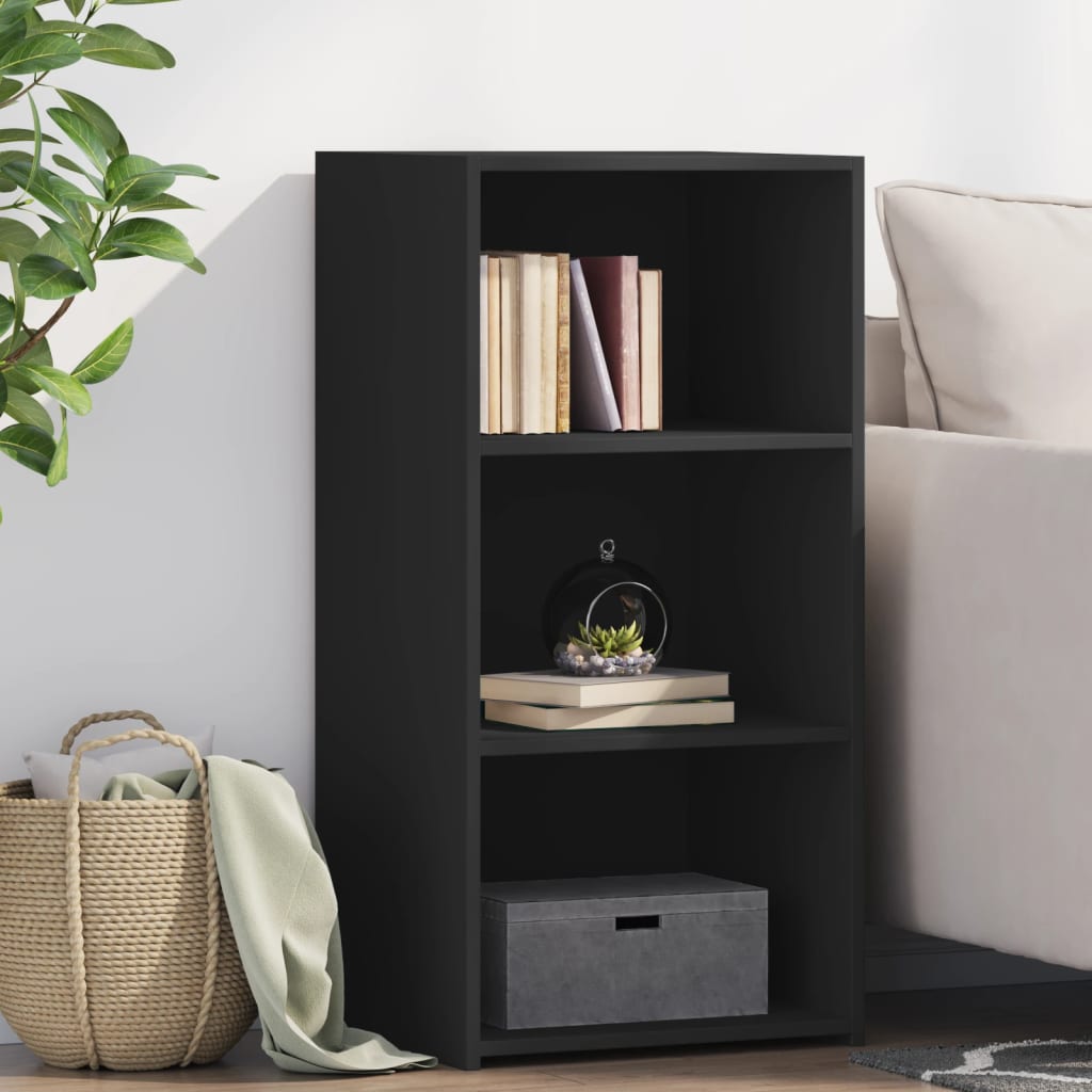 Credenza Nera 45x41x93 cm in Legno Multistrato - homemem39