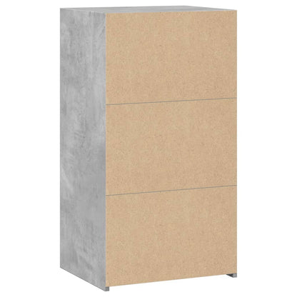 Credenza Grigio Cemento 50x41x93 cm in Legno Multistrato - homemem39
