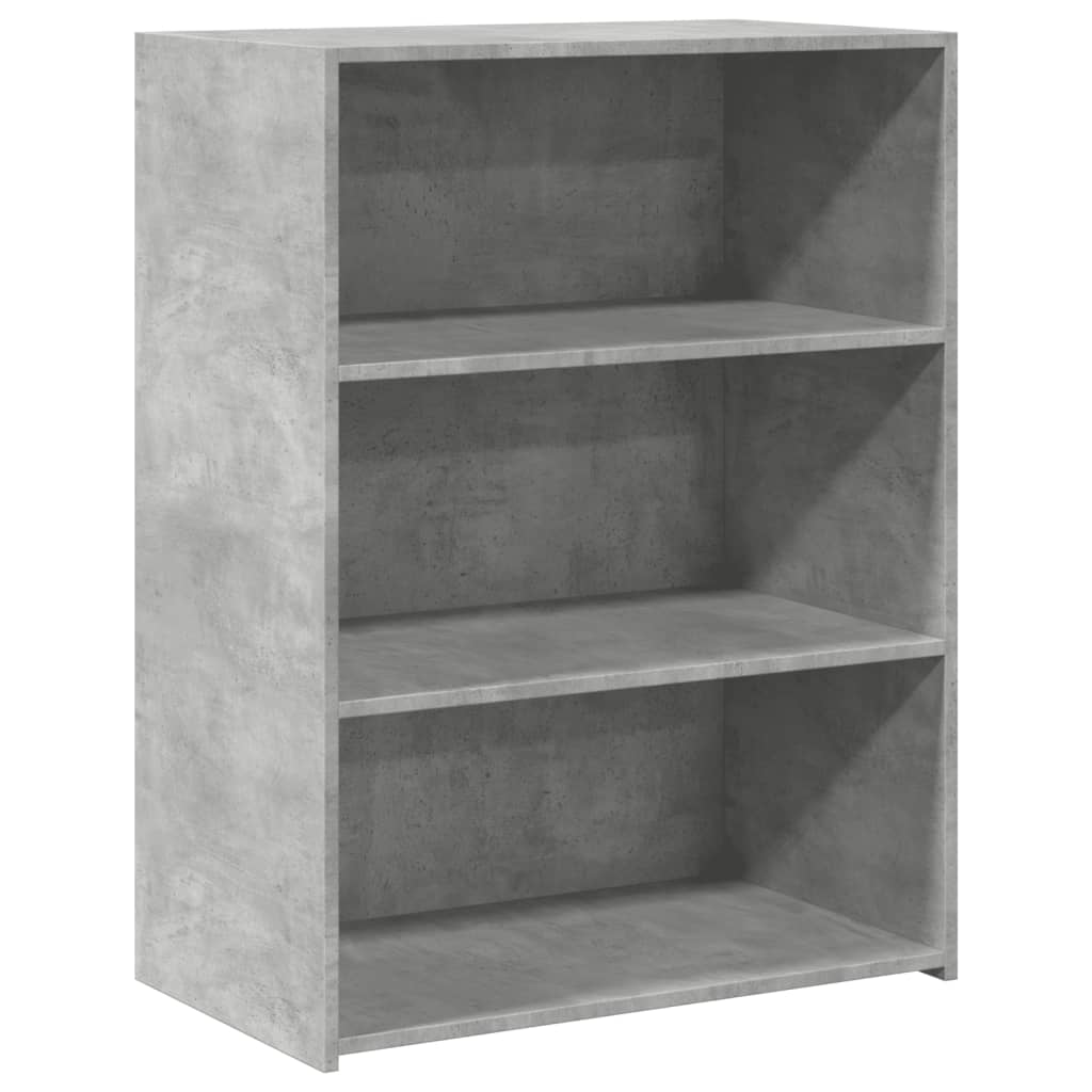 Credenza Grigio Cemento 70x41x93 cm in Legno Multistrato - homemem39
