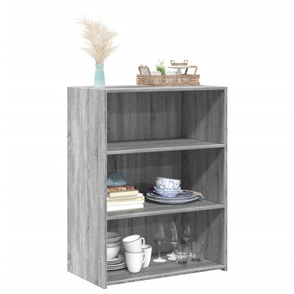 Credenza Grigio Sonoma 70x41x93 cm in Legno Multistrato - homemem39