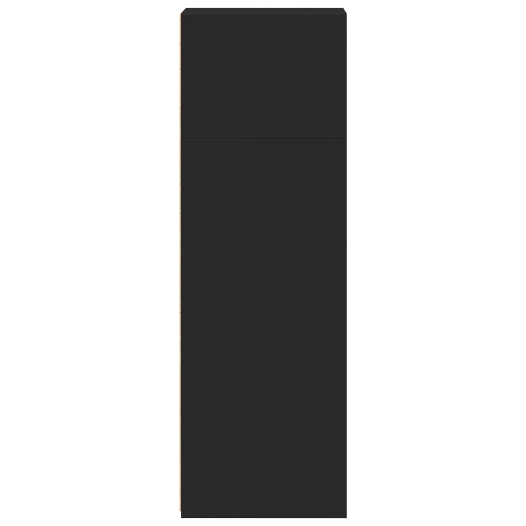 Credenza Nera 30x41x124 cm in Legno Multistrato - homemem39